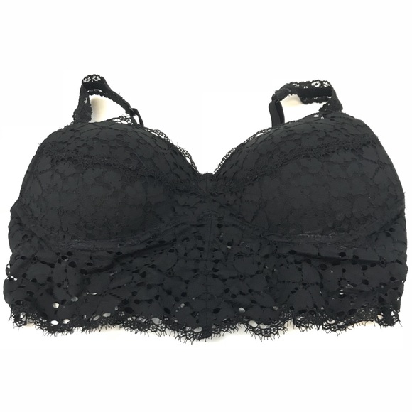 PINK Victoria's Secret Other - PINK Victoria’s Secret Bralette Lace Black Small